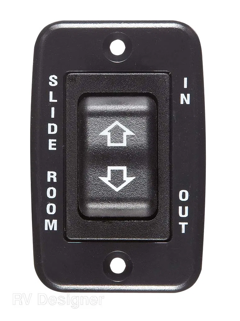 S141 – RV DESIGNER Slide Out Switch, Use With Slide Out/ Motor Control Rocker Switch 5 Pin Terminal Square Connector ...